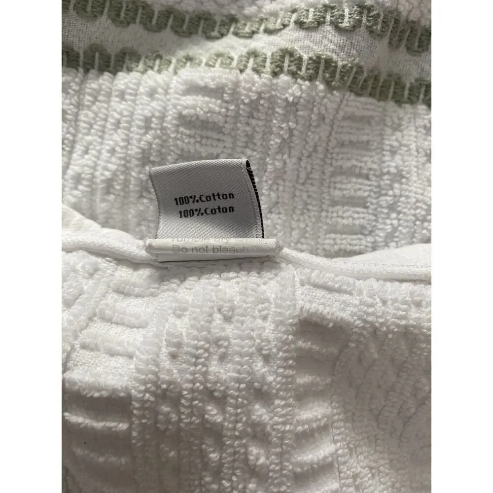 Filpinter Hand Towel White With Grey Accent